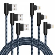 3er Pack Golicc Nylon-geflochtene MFi-zertifizierte Lightning-Kabel