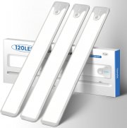 3er Pack Homelist 2000mAh Akku LED Unterbauleuchten mit Bewegungsmelder
