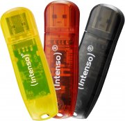 3er Pack Intenso 3502463 Rainbow Line USB 2.0 8GB Sticks