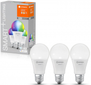 3er Pack Ledvance Smart+ A60 Birne 9,5W E27 matt 1055lm RGBW mit Alexa