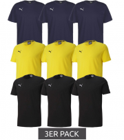 3er Pack Puma TeamGOAL 23 Casual Herren Baumwoll-Shirts