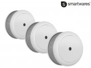 3er Pack Smartwares Mini-Rauchmelder RM620