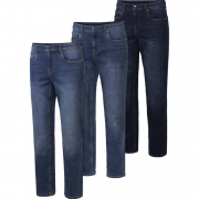 3er Pack Stone Rich Herren Jeans im Farb Mix