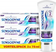 3x 75ml Sensodyne Clinical REPAIR Zahnpasta f&uuml;r empfindliche Z&auml;hne f&uuml;r langanhaltende Linderung