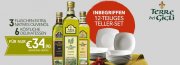 3x natives Oliven&ouml;l, 6 Delikatessen & 12-teiliges Teller-Set f&uuml;r 34,90&euro;