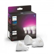 3x Philips Hue White und Color Ambiance GU10 LED Lampe