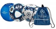 3x UEFA Champions League Fu&szlig;b&auml;lle + Turnbeutel f&uuml;r 19,99&euro; (statt 57&euro;)