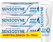 3x75 ml Sensodyne Repair & Protect Zahnpasta mit Zinnfluorid f&uuml;r schmerzempfindliche Z&auml;hne