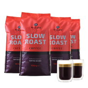 4 kg Altezza Slow Roast Kaffeebohnen + 2 doppelwandige Kaffeegl&auml;ser