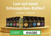 4 Packungen Gran Maestro Italiano Kaffeebohnen bestellen und nur 3 bezahlen bei Kaffeevorteil