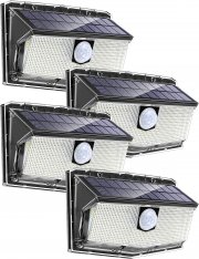 4 St&uuml;ck AloftSun 300 LEDs Solarlampen mit Bewegungssensor