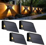 4 St&uuml;ck BENMA LED Solar Wandleuchten