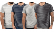 4 St&uuml;ck BLEND Ilmari Herren Baumwoll-Shirts