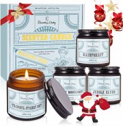 4 St&uuml;ck Eleanore's Diary Sojawachs Aromatherapie Duftkerzen im Glas