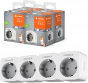 4 St&uuml;ck LEDVANCE Smart+ Indoor WLAN Steckdosen mit Fernbedingung, App, Alexa und Google Steuerung