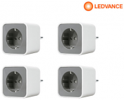 4 St&uuml;ck Ledvance Smart+ Plug Zigbee-Steckdosen kompatibel mit Philips Hue, Alexa und Google