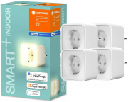4 St&uuml;ck Ledvance Smart+ Steckdosen mit Bluetooth und Nachtlicht steuerbar per App, Alexa und Google