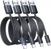 4 St&uuml;ck LISEN 3.2A USB C Daten- und Schnellladekabel 