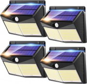 4 St&uuml;ck One Fire 248 LEDs Solarlampen f&uuml;r Au&szlig;en mit Bewegungsmelder