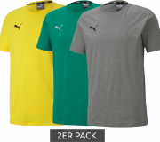 4 St&uuml;ck PUMA TeamGoal 23 Casual Herren T-Shirts mit Logo 100% Baumwolle