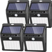 4 St&uuml;ck SEZAC LED Solarlampen mit Bewegungsmelder f&uuml;r den Au&szlig;enbereich