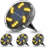 4 St&uuml;ck Shuniu 18 LEDs Solar Bodenleuchten