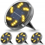 4 St&uuml;ck Shuniu 18 LEDs Solar Bodenleuchten