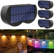 4 St&uuml;ck Tanbaby LED Solarlampen RGB und Warmwei&szlig;