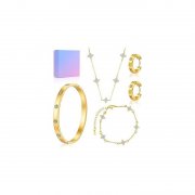 4-teiliges Goldschmuck-Set f&uuml;r Damen f&uuml;r nur 7,98&euro;