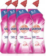 4 x 750 ml Sagrotan 2in1 WC-Reiniger Bl&uuml;tenfrische