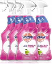 4 x 750 Sagrotan Allzweck-Reiniger 2in1 Bl&uuml;tenfrische & Gr&uuml;ner Apfel