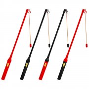 4 x Eletkrischer Laternenstab mit LED f&uuml;r Martinstag