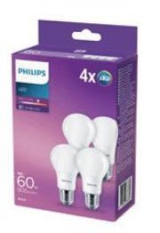 4 x Philips LED Leuchtmittel E27 (Warmwei&szlig;, 8 Watt, 806 Lumen) f&uuml;r 7&euro;