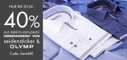40% Extra-Rabatt auf bereits reduzierte Hemden von Olymp und Seidensticker bei Galeria Karstadt