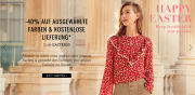 40% Oster-Rabatt auf ausgesuchte Styles im Orsay Shop