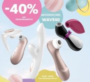 40% Rabatt auf alle Druckwellenvibratoren im Eis.de Erotik-Shop