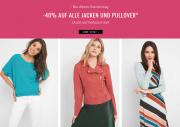 40% Rabatt auf alle Jacken und Pullover im Orsay Shop