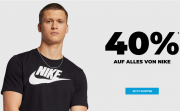 40% Rabatt auf alle Nike Artikel bei MySportswear