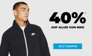 40% Rabatt auf alle Nike Artikel bei MySportswear