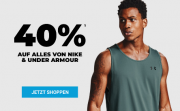 40% Rabatt auf alle Nike und Under Armour Artikel bei MySportswear