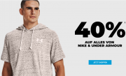 40% Rabatt auf alle Nike und Under Armour Artikel im MySportswear Shop