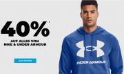 40% Rabatt auf alle Nike und Under Armour Artikel im MySportswear Shop