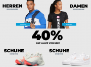 40% Rabatt auf alles von Nike im MySportswear Shop