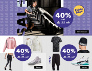 40% Rabatt auf alles von Puma, Adidas und Under Armour im MySportswear Shop