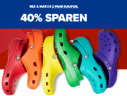 40% Rabatt auf ausgew&auml;hlte Artikel ab 2 Paar bei Crocs
