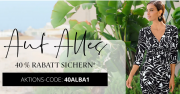 40% Rabatt auf das gesamte Sortiment bei Alba Moda