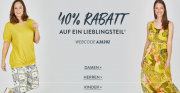 40% Rabatt auf ein Lieblingsteil f&uuml;r Damen, Herren und Kinder im Adler Shop