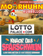 40 Rubellose "Knack das Sparschwein" + 20 Rubellose "Moorhuhn" f&uuml;r nur 4,99 Euro statt 24,00 Euro