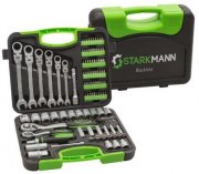Starkmann Blackline &ndash; Steck- & Gabelschl&uuml;ssel Satz mit 104 Teilen nur 49,99 &euro; inkl. Versand 