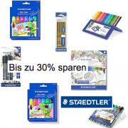 STAEDTLER Stifte f&uuml;r Erwachsene und Kinder bis zu 30% Rabatt